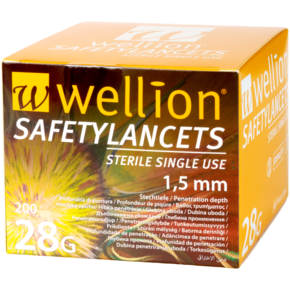 Wellion SafetyLancets 28G, A-Nr.: 4041094 - 01