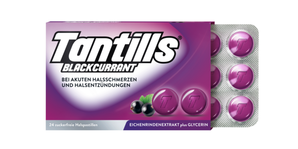 Tantills® Halspastillen Blackcurrant, A-Nr.: 5324374 - 01