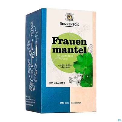 Sie sehen eine Packung Sonnentor Doppelkammerbeutel/bio Frauenmantel Tee 21,6g 02329 18st, Produktbild: 02 Sonnentor Doppelkammerbeutel/bio Frauenmantel Tee 21,6g 02329 18st, A-Nr.: 5804849 - 02