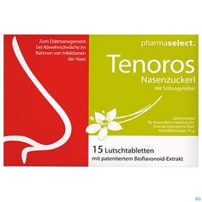 Tenoros Lutschtabl Nasenzuckerl 15st, A-Nr.: 4932692 - 01