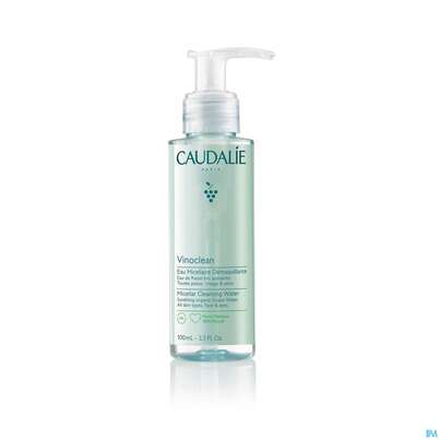 Sie sehen eine Packung Caudalie Vinoclean Reinigungswasser Mizellar 100ml, Produktbild: 03 Caudalie Vinoclean Reinigungswasser Mizellar 100ml, A-Nr.: 5413706 - 03