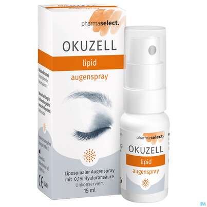 Augenspray Okuzell Lipidspray 15ml, A-Nr.: 4353480 - 01