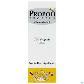 Propolis Tropfen 20% Ohne Alkohol 20ml, A-Nr.: 1751211 - 01