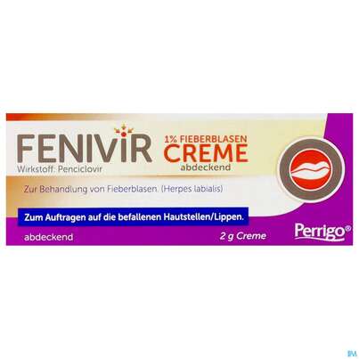 Fenivir Fieberblasencreme 1% Abdeckend 2g, A-Nr.: 4217943 - 01