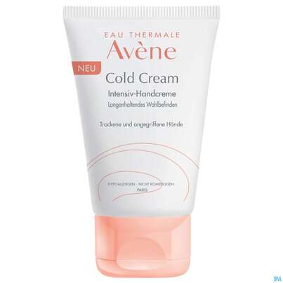 Sie sehen eine Packung Avene Cold Cream Handcreme Intensiv 50ml, Produktbild: 01 Avene Cold Cream Handcreme Intensiv 50ml, A-Nr.: 4541017 - 01