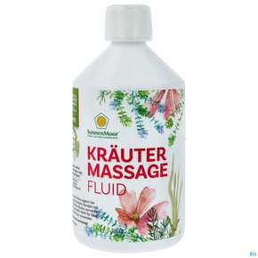 Sonnenmoor Kraeuter-massagefluid Einreibung 500ml, A-Nr.: 3634219 - 01