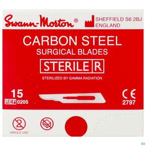 Skalpellklingen Swann Morton Gr 15 Smks15 1pk, A-Nr.: 0952864 - 01