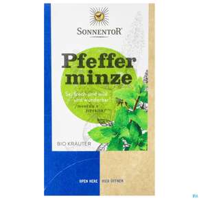 Sonnentor Tee/bio Pfefferminze Beutel 02215 18st, A-Nr.: 4307474 - 01