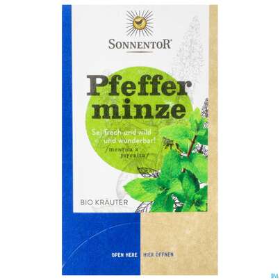 Sonnentor Tee/bio Pfefferminze Beutel 02215 18st, A-Nr.: 4307474 - 01