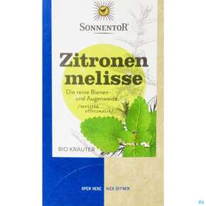 Sonnentor Tee/bio Zitronenmelisse Doppelkammmerbtl 02562 18st, A-Nr.: 5048336 - 01