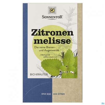 Sonnentor Tee/bio Zitronenmelisse Doppelkammmerbtl 02562 18st, A-Nr.: 5048336 - 04