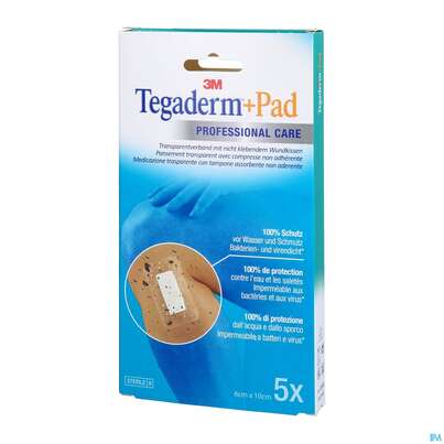 Tegaderm +pad 6x10cm 3584np 5st, A-Nr.: 2026587 - 02