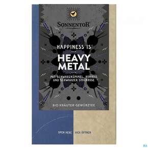 Sonnentor Tee/bio Happiness Is Tee Heavy Metal 02594 18st, A-Nr.: 4899380 - 01