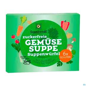 Sonnentor Zuckerfreie Gemuesesuppe Wuerfel 01405 66g, A-Nr.: 5227205 - 01