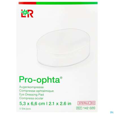 Augenkompressen Pro-ophta Steril 5,3x 6,6cm 5st, A-Nr.: 5460226 - 01