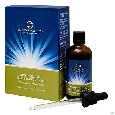 Sie sehen eine Packung Stoffwechsel Dr.toeth Eisen Energetikum 50ml, Produktbild: 01 Stoffwechsel Dr.toeth Eisen Energetikum 50ml, A-Nr.: 4897027 - 01