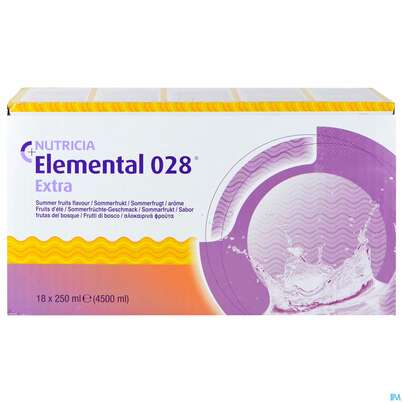 Sie sehen eine Packung Elemental 028 250ml Sommerfruechte 18st, Produktbild: 01 Elemental 028 250ml Sommerfruechte 18st, A-Nr.: 2285797 - 01