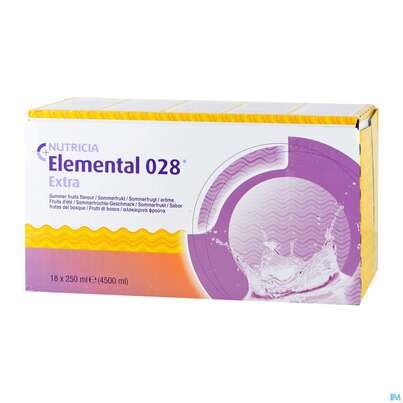 Sie sehen eine Packung Elemental 028 250ml Sommerfruechte 18st, Produktbild: 02 Elemental 028 250ml Sommerfruechte 18st, A-Nr.: 2285797 - 02