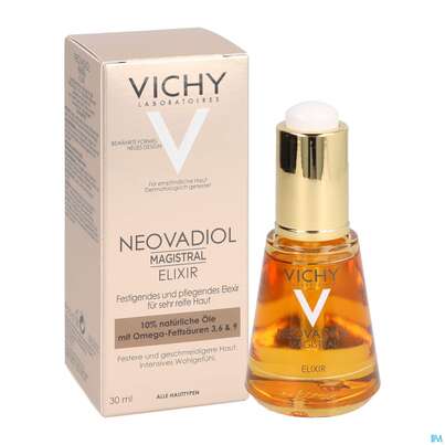 Sie sehen eine Packung Vichy Neovadiol Magistral/elixir Pflege-oel-konzentrat 30ml, Produktbild: 05 Vichy Neovadiol Magistral/elixir Pflege-oel-konzentrat 30ml, A-Nr.: 4933496 - 05