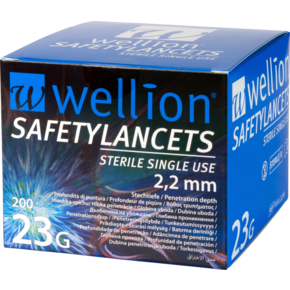 Wellion SafetyLancets 23G, 200 Stk., A-Nr.: 4041119 - 01