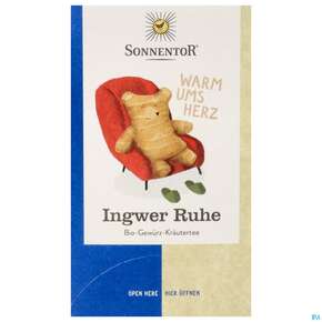 Sonnentor Tee/bio/doppelkammerbeutel Ingwer Ruhe 02570 18st, A-Nr.: 5226973 - 01