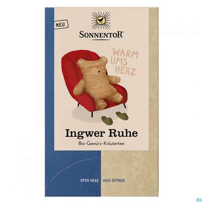 Sonnentor Tee/bio/doppelkammerbeutel Ingwer Ruhe 02570 18st, A-Nr.: 5226973 - 02