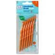 Sie sehen eine Packung Tepe Interdentalbuersten Angle 0,45mm Orange 6st, Produktbild: 02 Tepe Interdentalbuersten Angle 0,45mm Orange 6st, A-Nr.: 3793277 - 02