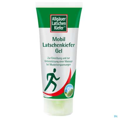 Sie sehen eine Packung Allgäuer Latschenkiefer Mobil Latschenkiefer Gel 100ml, Produktbild: 03 Allgäuer Latschenkiefer Mobil Latschenkiefer Gel 100ml, A-Nr.: 3139951 - 03