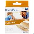 Sie sehen eine Packung Dermaplast Flexible 8x 10cm 10st, Produktbild: 02 Dermaplast Flexible 8x 10cm 10st, A-Nr.: 3047172 - 02