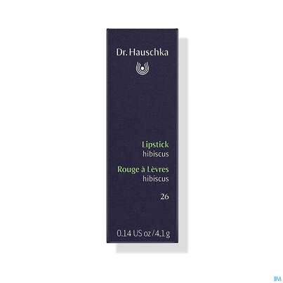 Sie sehen eine Packung Dr. Hauschka Lipstick 26 Hibiscus 4,1g, Produktbild: 03 Dr. Hauschka Lipstick 26 Hibiscus 4,1g, A-Nr.: 5405658 - 03