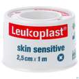 Wundverband Leukoplast Skin Sensitive Fixierverband Silikon Spule 2,5cmx 1m 76173 1st, A-Nr.: 5109871 - 01