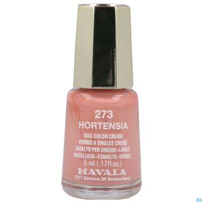Sie sehen eine Packung Mavala Nagellacke 273 Hortensia 5ml, Produktbild: 01 Mavala Nagellacke 273 Hortensia 5ml, A-Nr.: 4160893 - 01