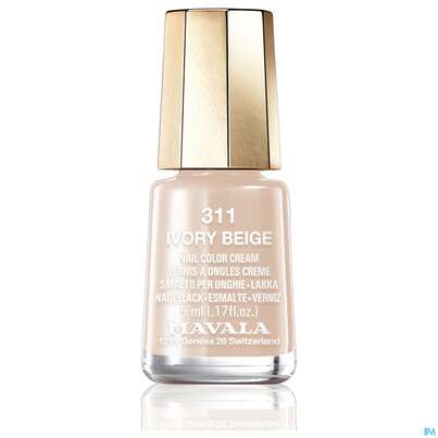Sie sehen eine Packung Mavala Nagellacke Sublime 311 Ivory Beige 5ml, Produktbild: 02 Mavala Nagellacke Sublime 311 Ivory Beige 5ml, A-Nr.: 4152066 - 02