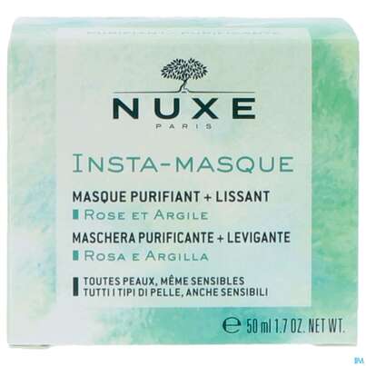 Sie sehen eine Packung Nuxe Insta-masque Purifant +lissant Reinigende+glaettende 50ml, Produktbild: 02 Nuxe Insta-masque Purifant +lissant Reinigende+glaettende 50ml, A-Nr.: 4540584 - 02
