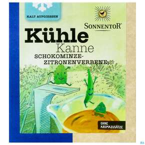 Sonnentor Kuehle Kanne Bio Schokominze Zitronenverb 08004 16st, A-Nr.: 4252939 - 01