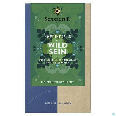 Sonnentor Tee/bio Happiness Is Tee Wild Sein 02581 18st, A-Nr.: 4803090 - 02