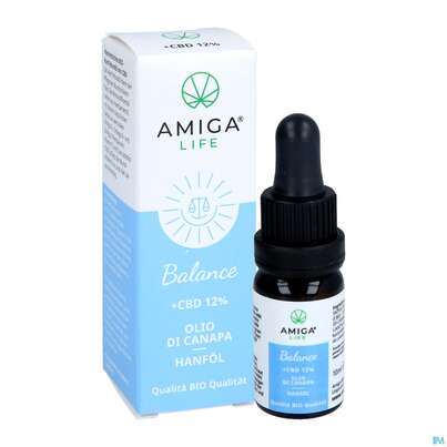 Sie sehen eine Packung Cbd Hanfoel Amiga Life Balance/12% Cbd 1200mg 10ml, Produktbild: 06 Cbd Hanfoel Amiga Life Balance/12% Cbd 1200mg 10ml, A-Nr.: 5569414 - 06