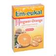 Sie sehen eine Packung Em-eukal Bonbons Zuckerfrei Ingwer-orange Box 50g, Produktbild: 03 Em-eukal Bonbons Zuckerfrei Ingwer-orange Box 50g, A-Nr.: 5334875 - 03