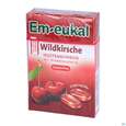 Sie sehen eine Packung Em-eukal Bonbons Zuckerfrei Wildkirsche Box 50g, Produktbild: 02 Em-eukal Bonbons Zuckerfrei Wildkirsche Box 50g, A-Nr.: 5334869 - 02