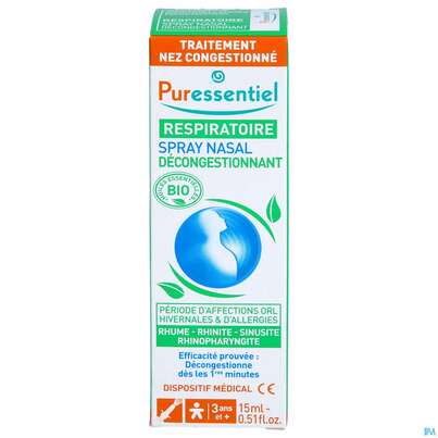 Nasenspray Puressentiel Atemweg Hypertonisch 15ml, A-Nr.: 4876775 - 01
