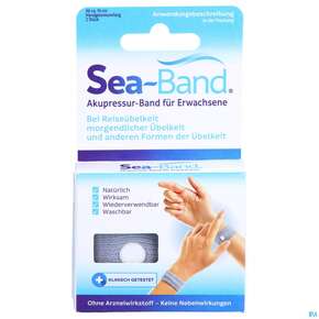 Akupressurband Sea Band Pharmag Fuer Erwachsene Grau 2st, A-Nr.: 5682731 - 01