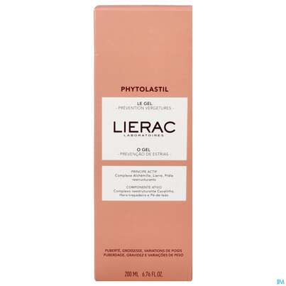 Sie sehen eine Packung Lierac Phytolastil/gel 2024 Stretch Marks Prevention Dehnungsstreifen 200ml, Produktbild: 01 Lierac Phytolastil/gel 2024 Stretch Marks Prevention Dehnungsstreifen 200ml, A-Nr.: 5849421 - 01