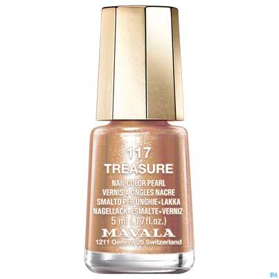 Sie sehen eine Packung Mavala Nagellacke 117 Treasure 5ml, Produktbild: 02 Mavala Nagellacke 117 Treasure 5ml, A-Nr.: 4197353 - 02