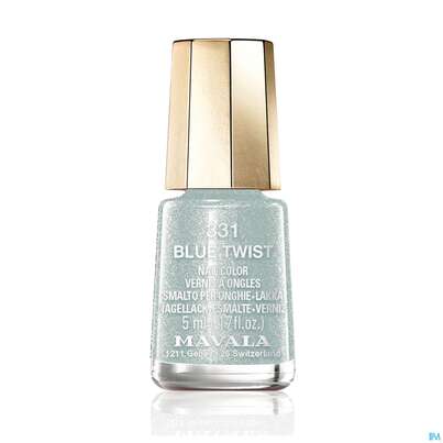 Sie sehen eine Packung Mavala Nagellacke 331 Blue Twist 5ml, Produktbild: 01 Mavala Nagellacke 331 Blue Twist 5ml, A-Nr.: 5379524 - 01