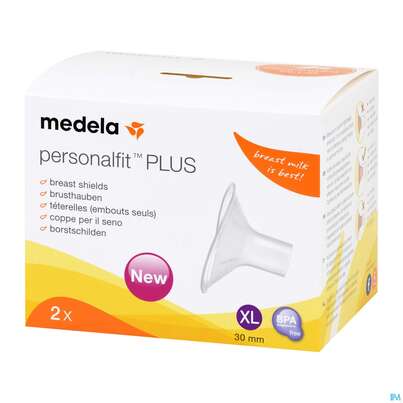 Sie sehen eine Packung Medela Symphony/brusthaube Personalfit+ Gr.xl 30mm 2st, Produktbild: 05 Medela Symphony/brusthaube Personalfit+ Gr.xl 30mm 2st, A-Nr.: 5409550 - 05