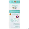Sie sehen eine Packung Omega -3 Norsan/fisk Kinder Fischoel Orange 150ml, Produktbild: 01 Omega -3 Norsan/fisk Kinder Fischoel Orange 150ml, A-Nr.: 5820699 - 01