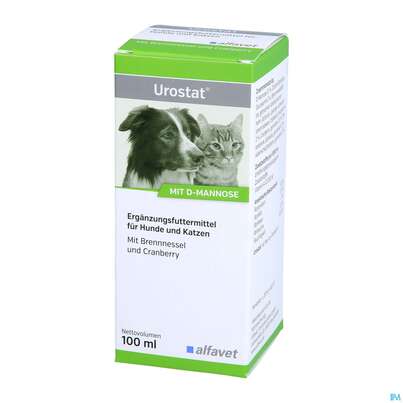 Sie sehen eine Packung Veterinaerprodukte Urostat Hund/katze 100ml, Produktbild: 02 Veterinaerprodukte Urostat Hund/katze 100ml, A-Nr.: 5066311 - 02