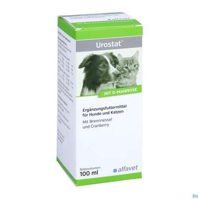 Sie sehen eine Packung Veterinaerprodukte Urostat Hund/katze 100ml, Produktbild: 03 Veterinaerprodukte Urostat Hund/katze 100ml, A-Nr.: 5066311 - 03