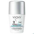 Sie sehen eine Packung Vichy Deo/roll-on 72h Anti-flecken Invisible 50ml, Produktbild: 01 Vichy Deo/roll-on 72h Anti-flecken Invisible 50ml, A-Nr.: 5818314 - 01