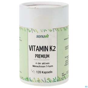 Vitamin K2 Mk7 Kapseln Sanuvit 120st, A-Nr.: 4761204 - 01